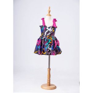 Baby Girl's Dress/100% Ankara Pure Cotton Ankara Party Dress