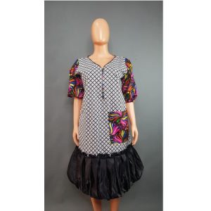 Boltmor Demoke Ankara Short Dress