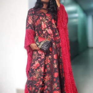 Miana Luxury Woman Flower Boubou For Weddings/Special occasions/Plus Size