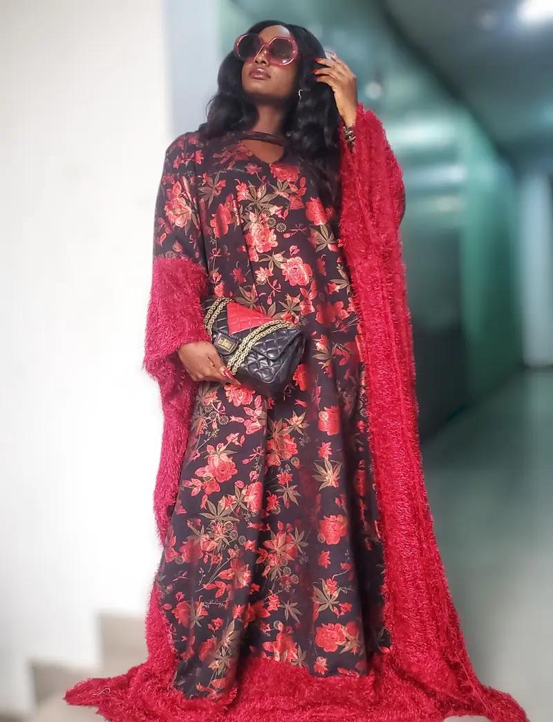 Miana Luxury Woman Flower Boubou For Weddings/Special occasions/Plus Size