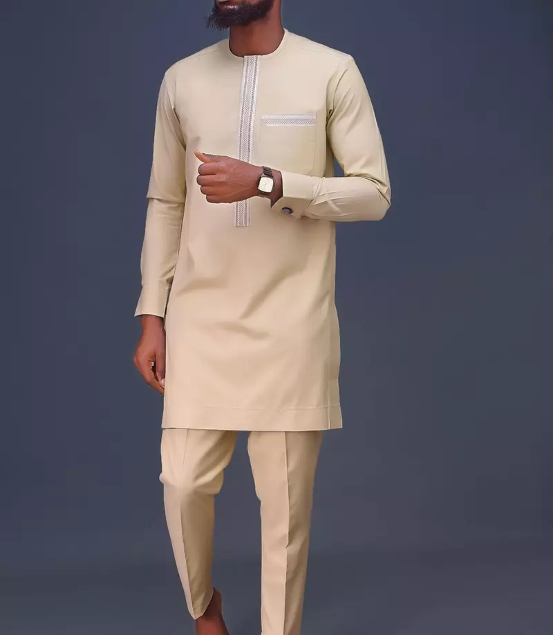 Teal African Suit for Men | Dashiki Men's Clothing